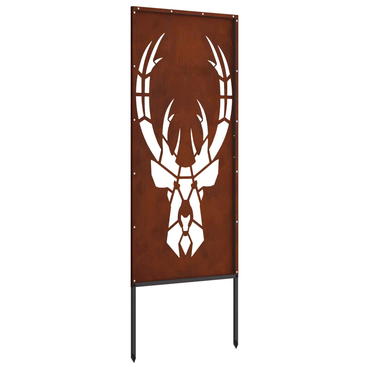 Garden Privacy Screen Rusty 50 x 140 cm Weathering steel