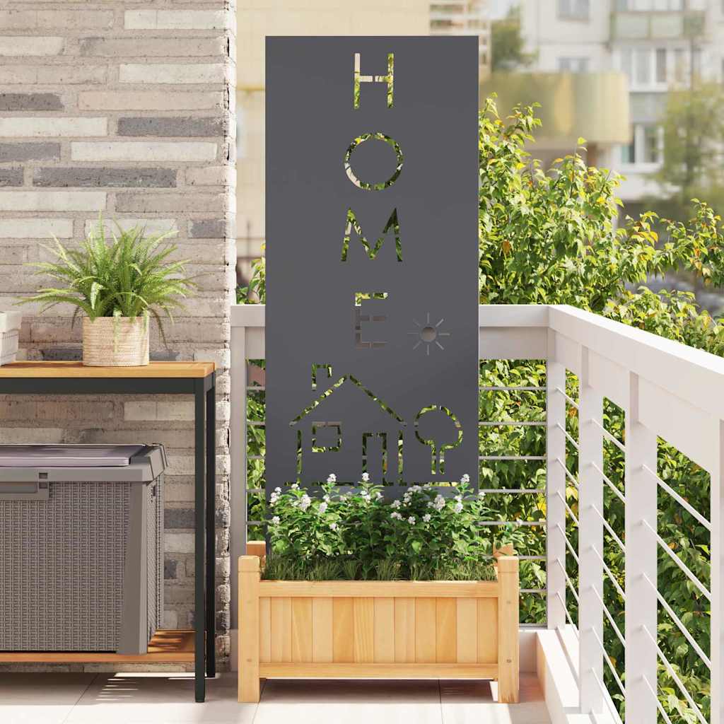 Garden Privacy Screen Anthracite 50 x 140 cm Cold-rolled steel