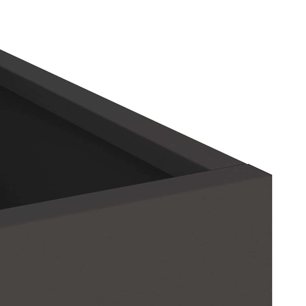 Garden Planter Black 32 x 32 x 40 cm Cold-rolled Steel
