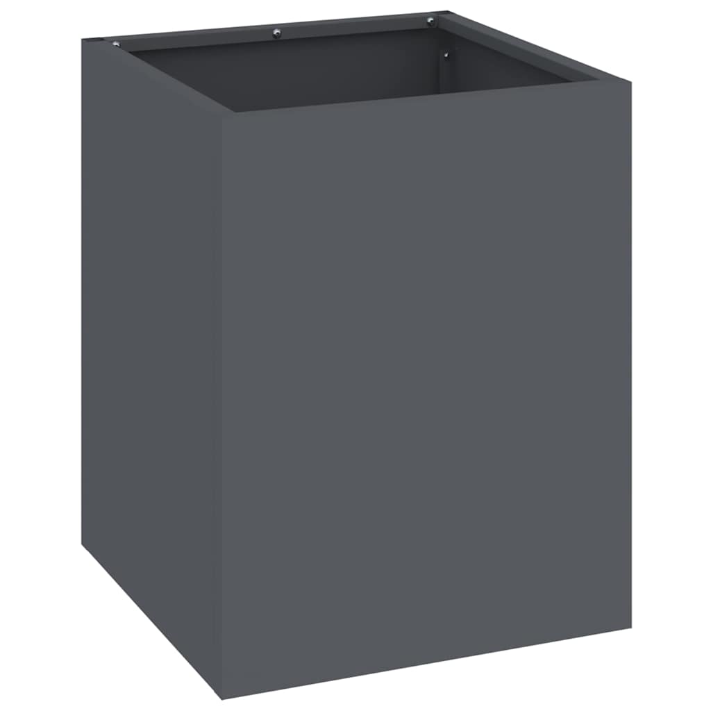 Garden Planter Anthracite 32 x 32 x 40 cm Cold-rolled Steel
