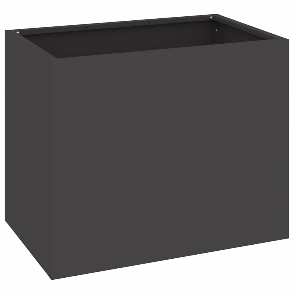 Garden Planter Black 50 x 32 x 40 cm Cold-rolled Steel