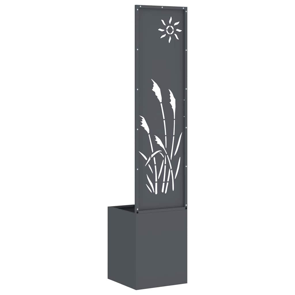 Garden Privacy Screen Anthracite 32 x 150 cm Cold-rolled steel