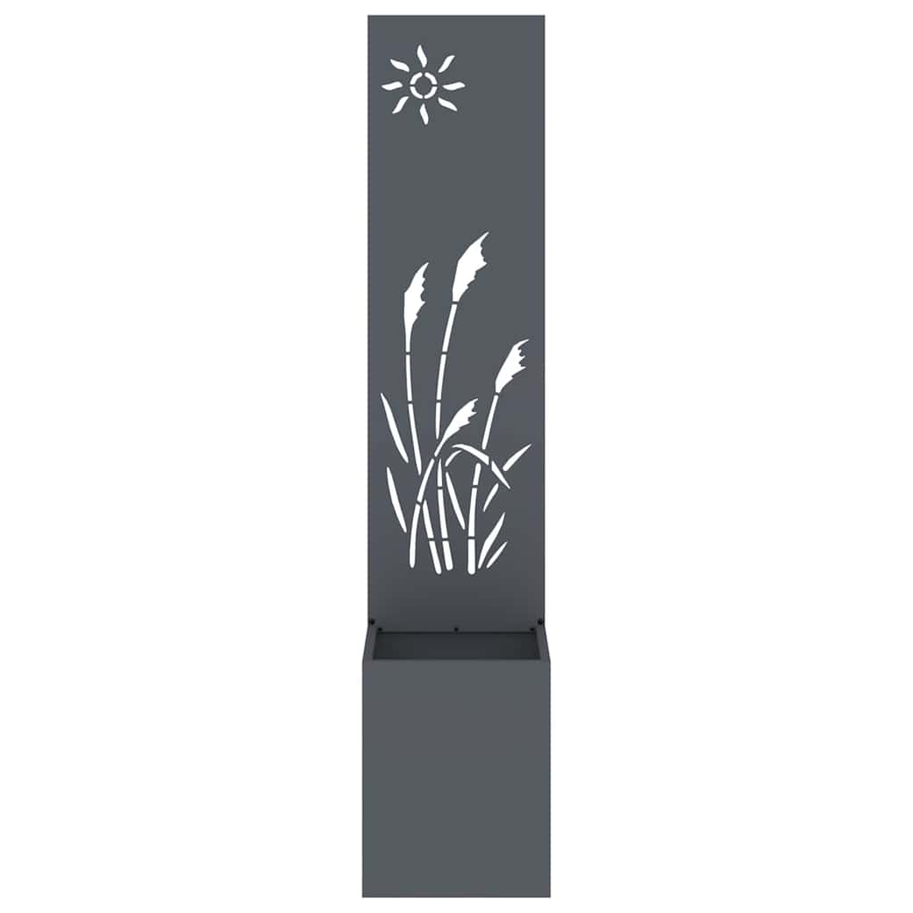 Garden Privacy Screen Anthracite 32 x 150 cm Cold-rolled steel