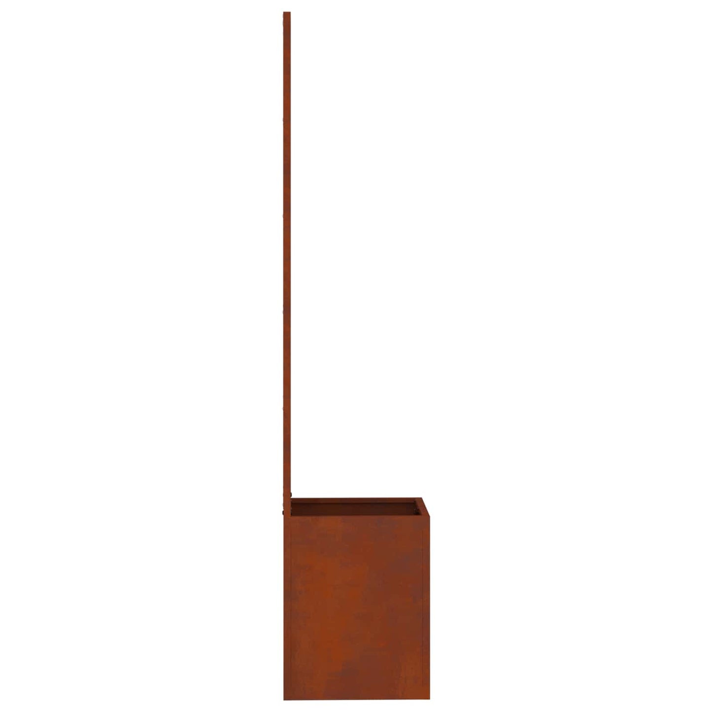 Garden Privacy Screen Rusty 32 x 140 cm Weathering steel