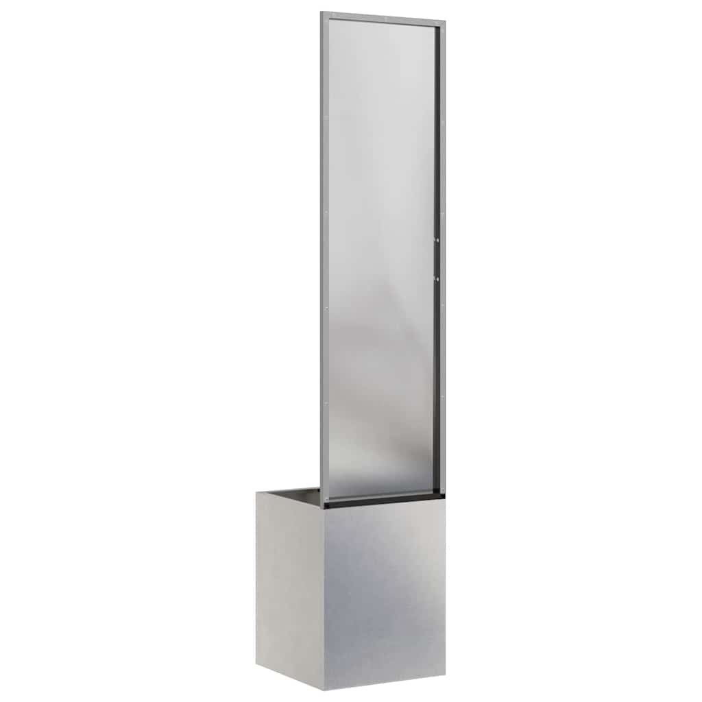 Garden Privacy Screen Sliver 32 x 150 cm Stainless steel