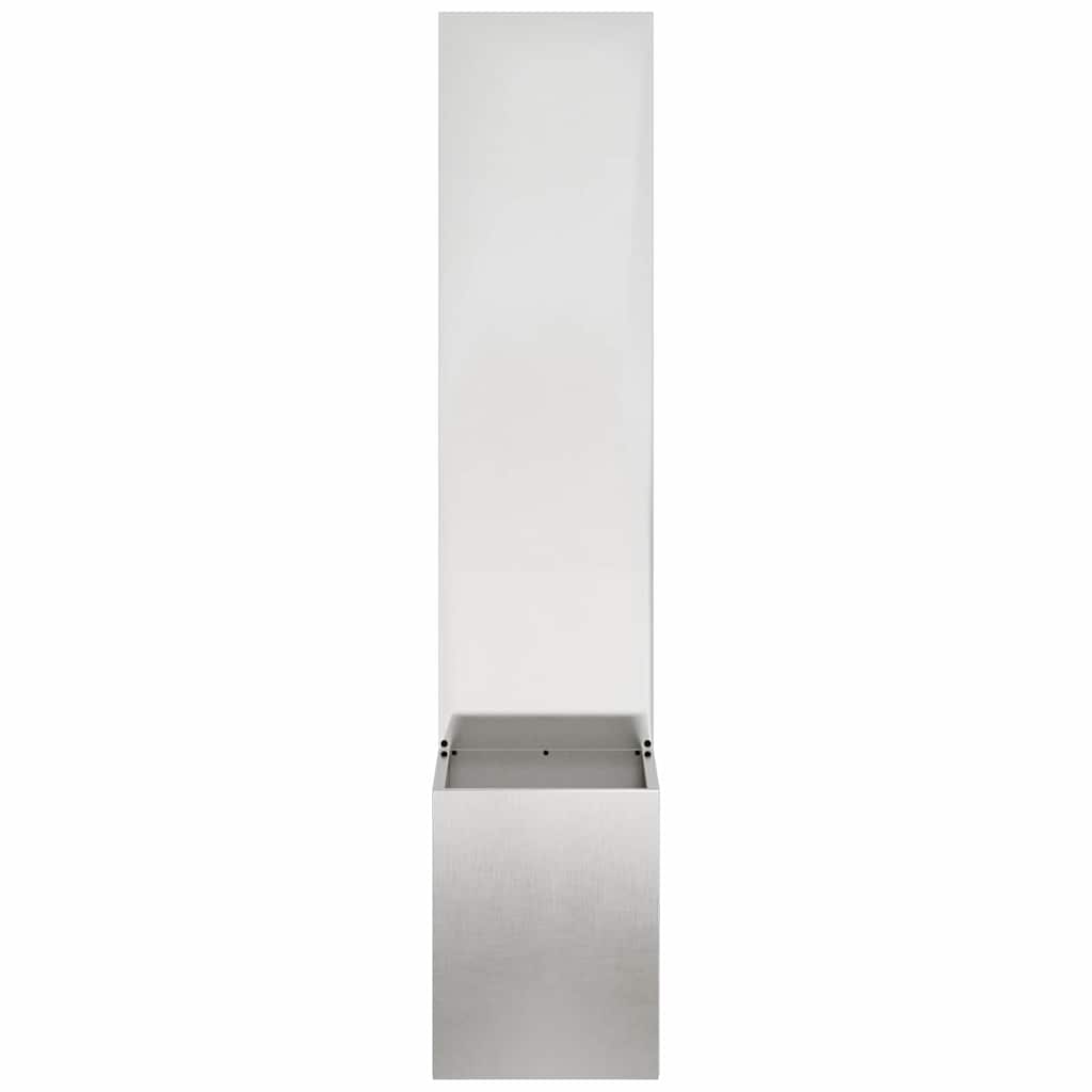 Garden Privacy Screen Sliver 32 x 150 cm Stainless steel