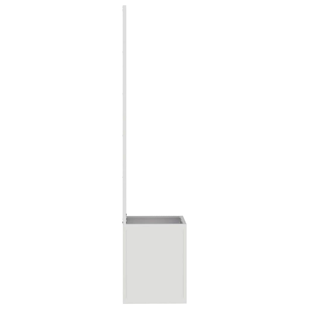 Garden Privacy Screen Silver 32 x 150 cm Galvanised steel