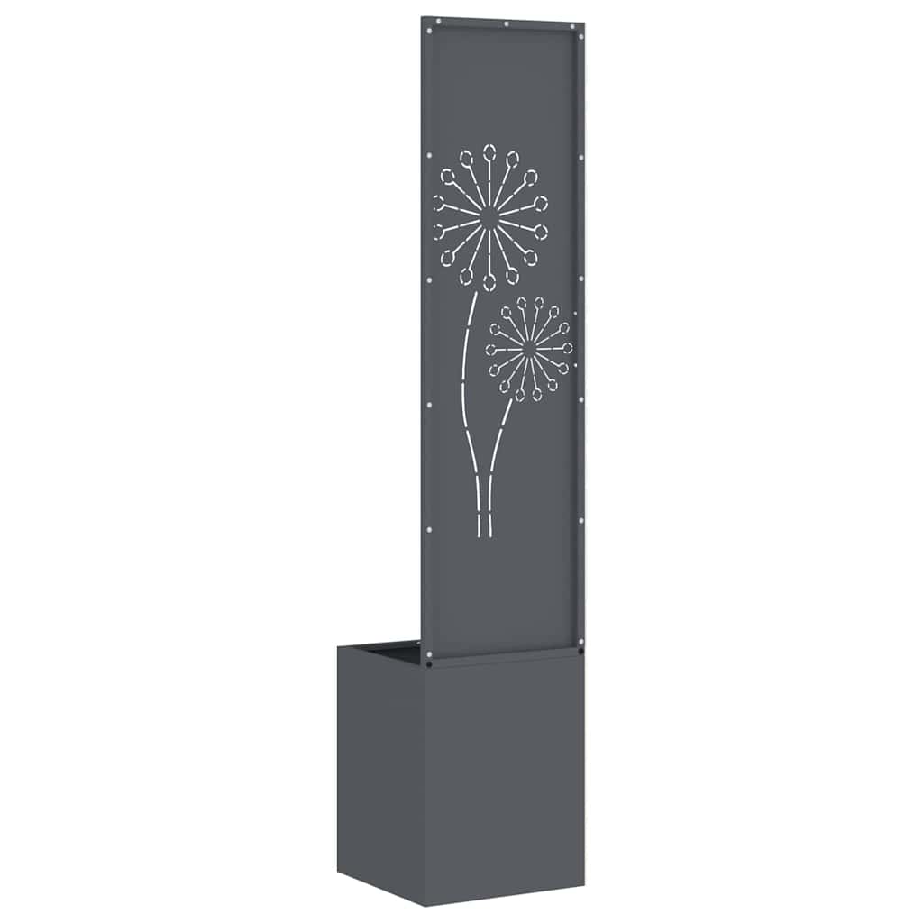 Garden Privacy Screen Anthracite 32 x 150 cm Cold-rolled steel