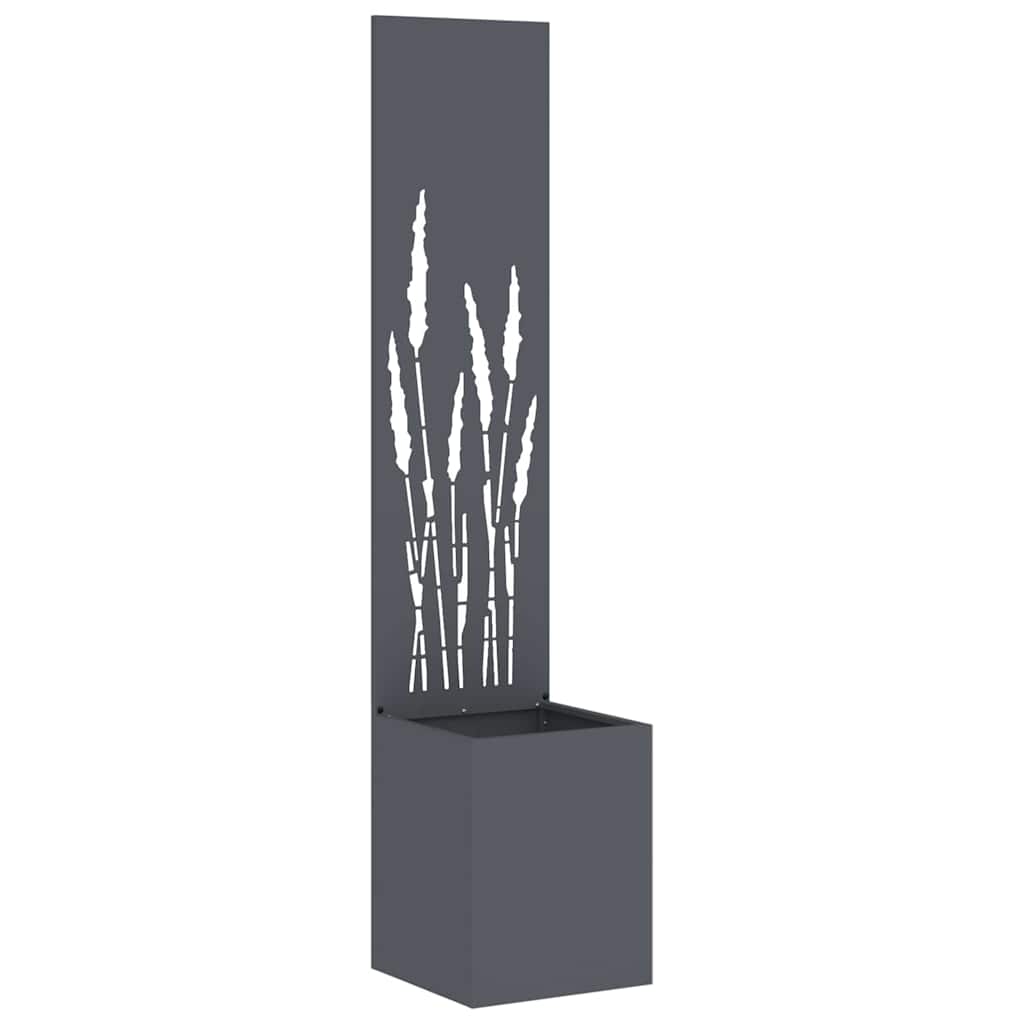 Garden Privacy Screen Anthracite 32 x 150 cm Cold-rolled steel