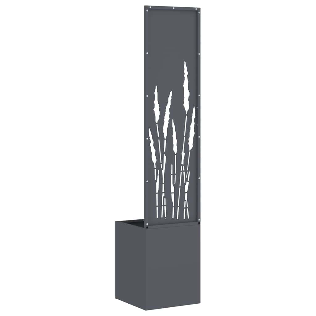 Garden Privacy Screen Anthracite 32 x 150 cm Cold-rolled steel