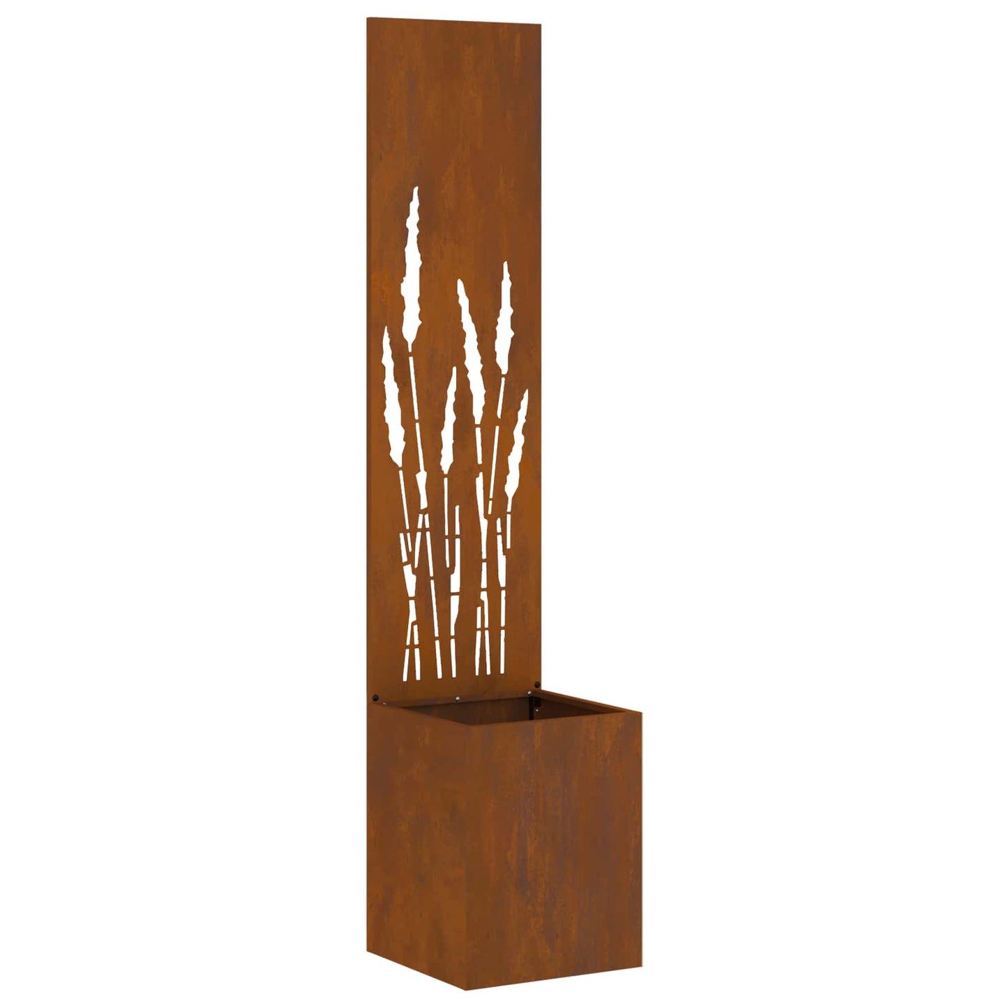 Garden Privacy Screen Rusty 32 x 150 cm Weathering Steel