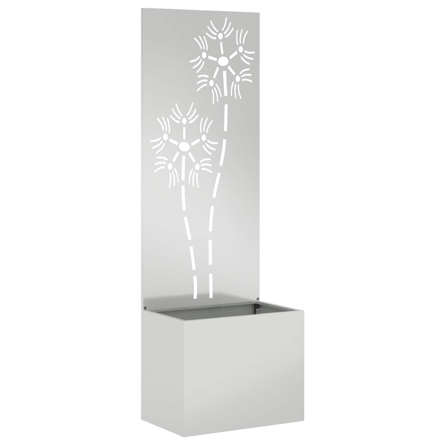 Garden Privacy Screen Silver 50 x 150 cm Galvanised steel