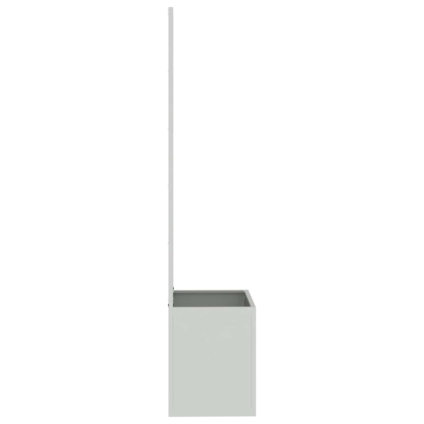 Garden Privacy Screen Silver 50 x 150 cm Galvanised steel