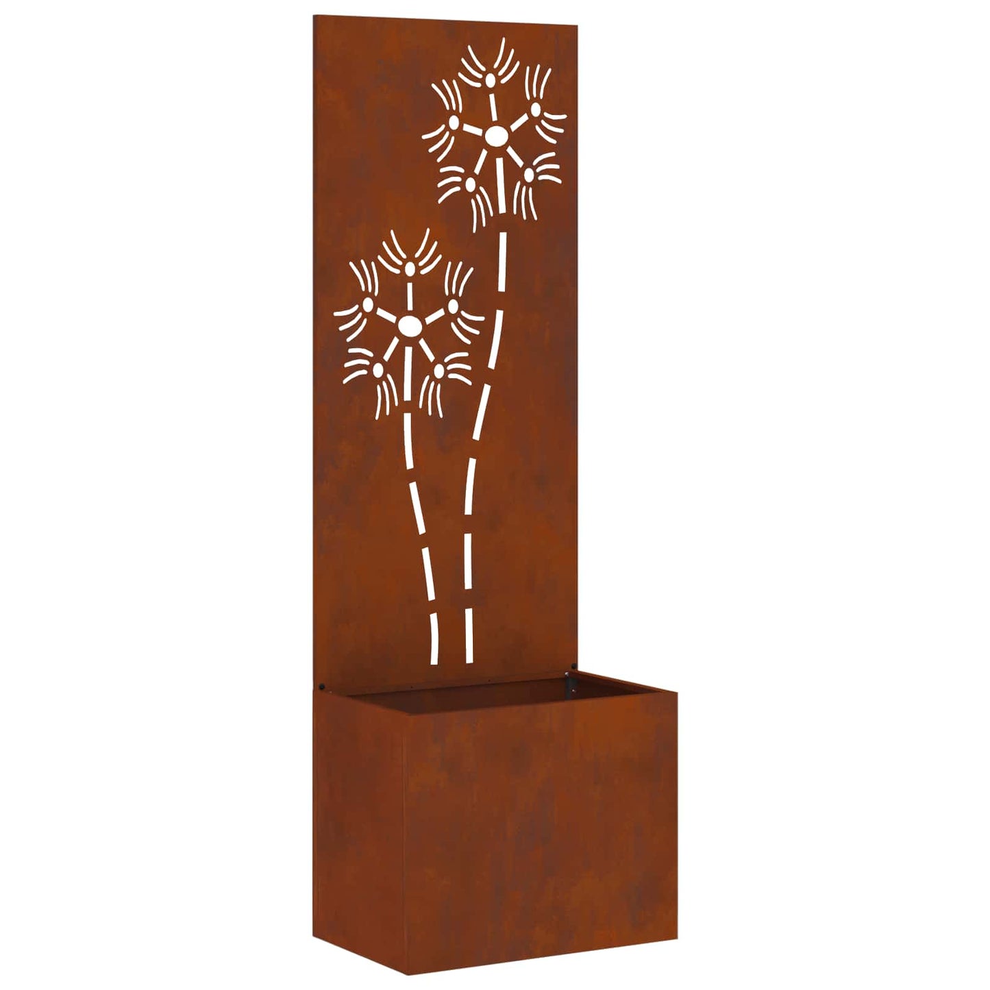 Garden Privacy Screen Rusty 50 x 32 x 150 cm Weathering steel