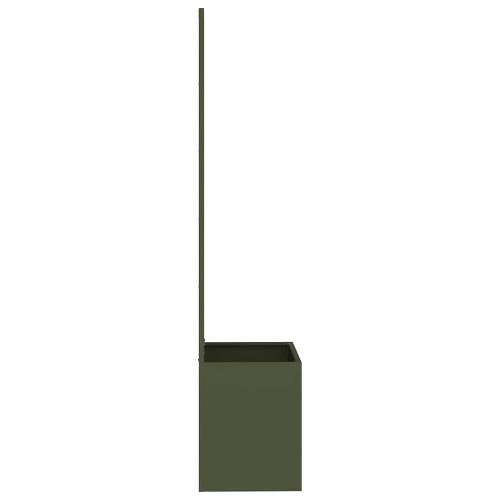 Garden Privacy Screen Olive green 50 x 150 cm Cold-rolled steel