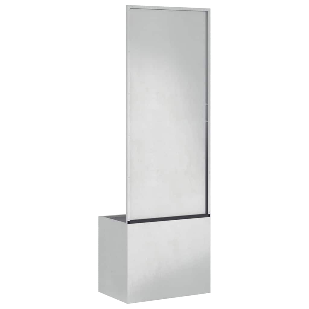 Garden Privacy Screen Sliver 50 x 32 x 150 cm Stainless steel