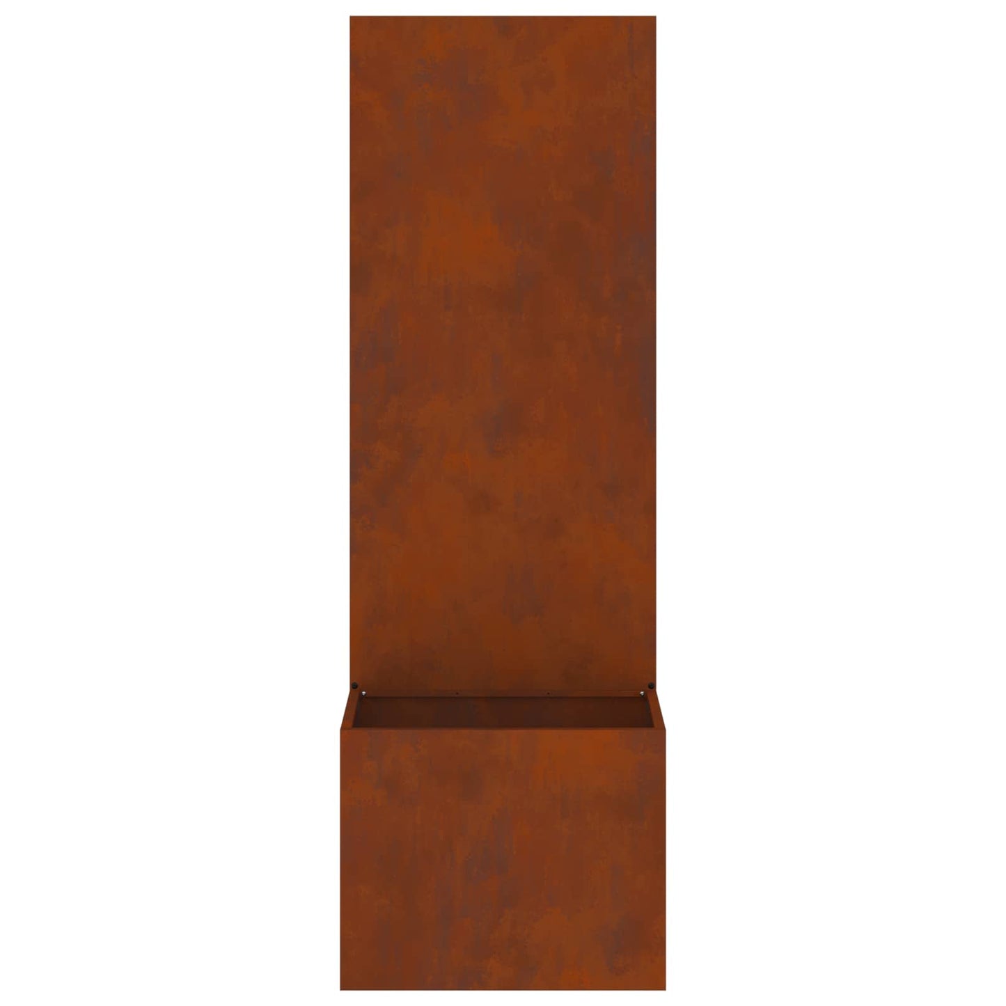 Garden Privacy Screen Rusty 50 x 32 x 150 cm Weathering steel