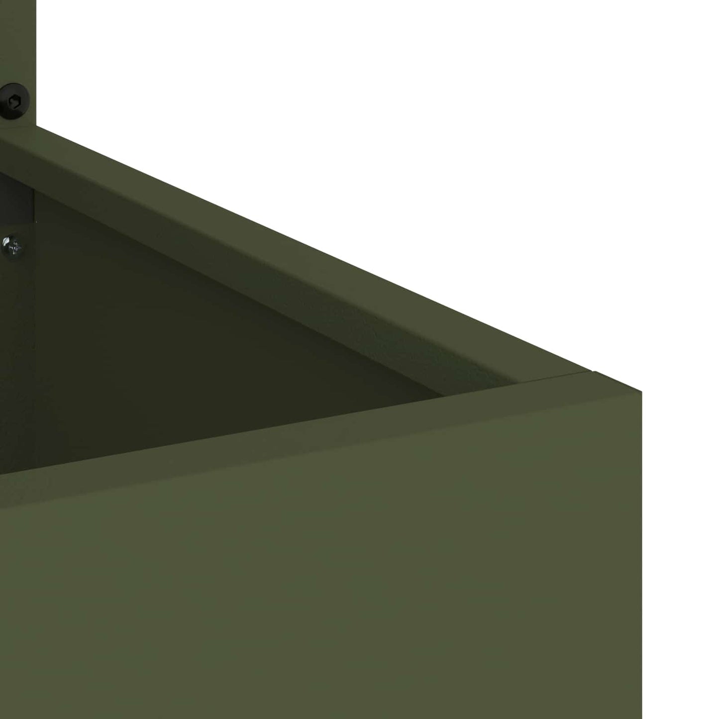 Garden Privacy Screen Olive green 50 x 150 cm Cold-rolled steel