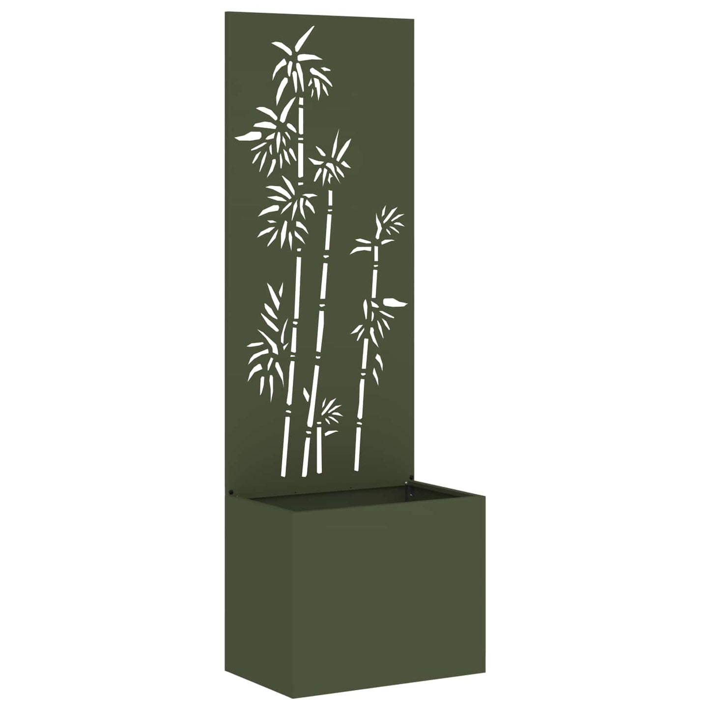 Garden Privacy Screen Olive green 50 x 150 cm Cold-rolled steel