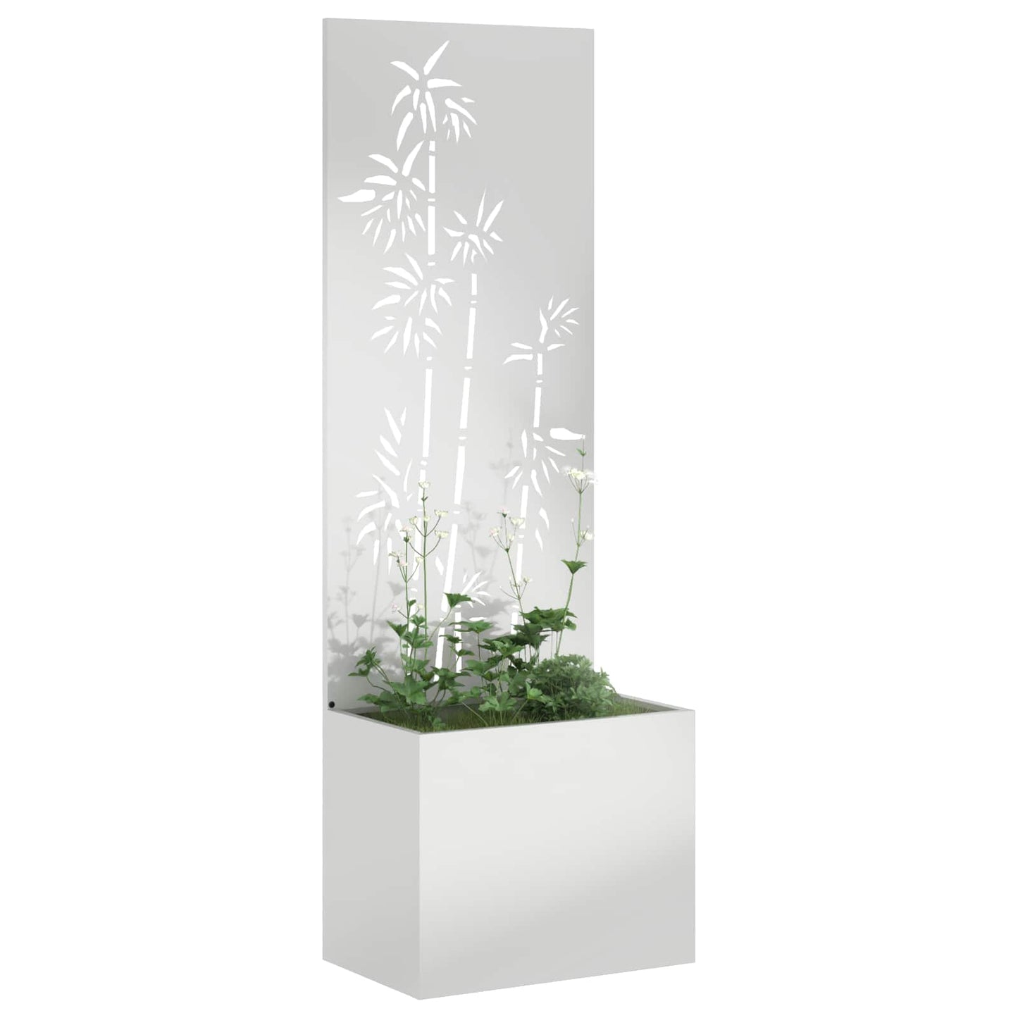 Garden Privacy Screen Silver 50 x 150 cm Galvanised steel
