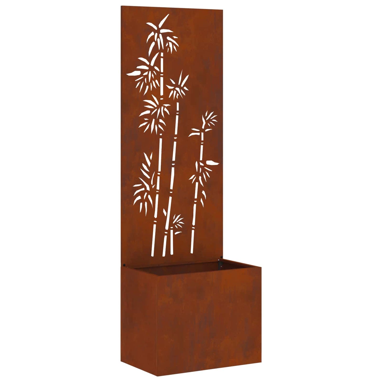 Garden Privacy Screen Rusty 50 x 32 x 150 cm Weathering steel