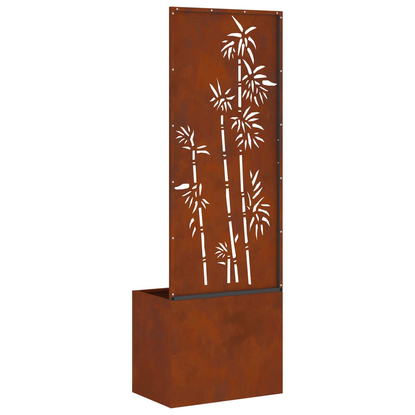 Garden Privacy Screen Rusty 50 x 32 x 150 cm Weathering steel