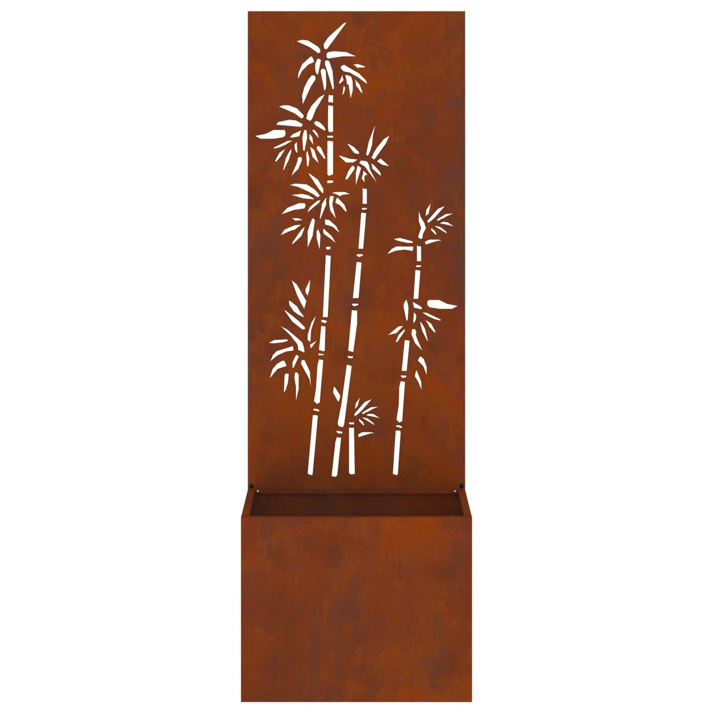 Garden Privacy Screen Rusty 50 x 32 x 150 cm Weathering steel