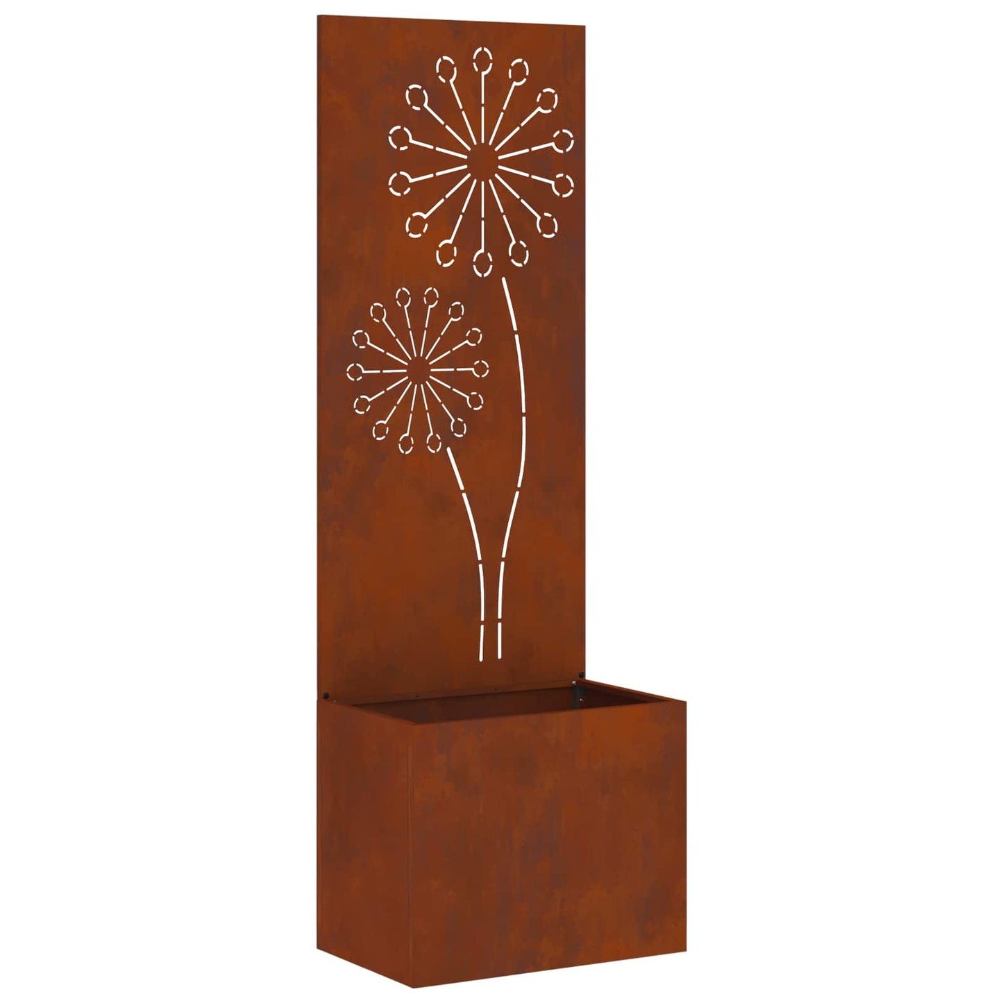 Garden Privacy Screen Rusty 50 x 32 x 150 cm Weathering steel