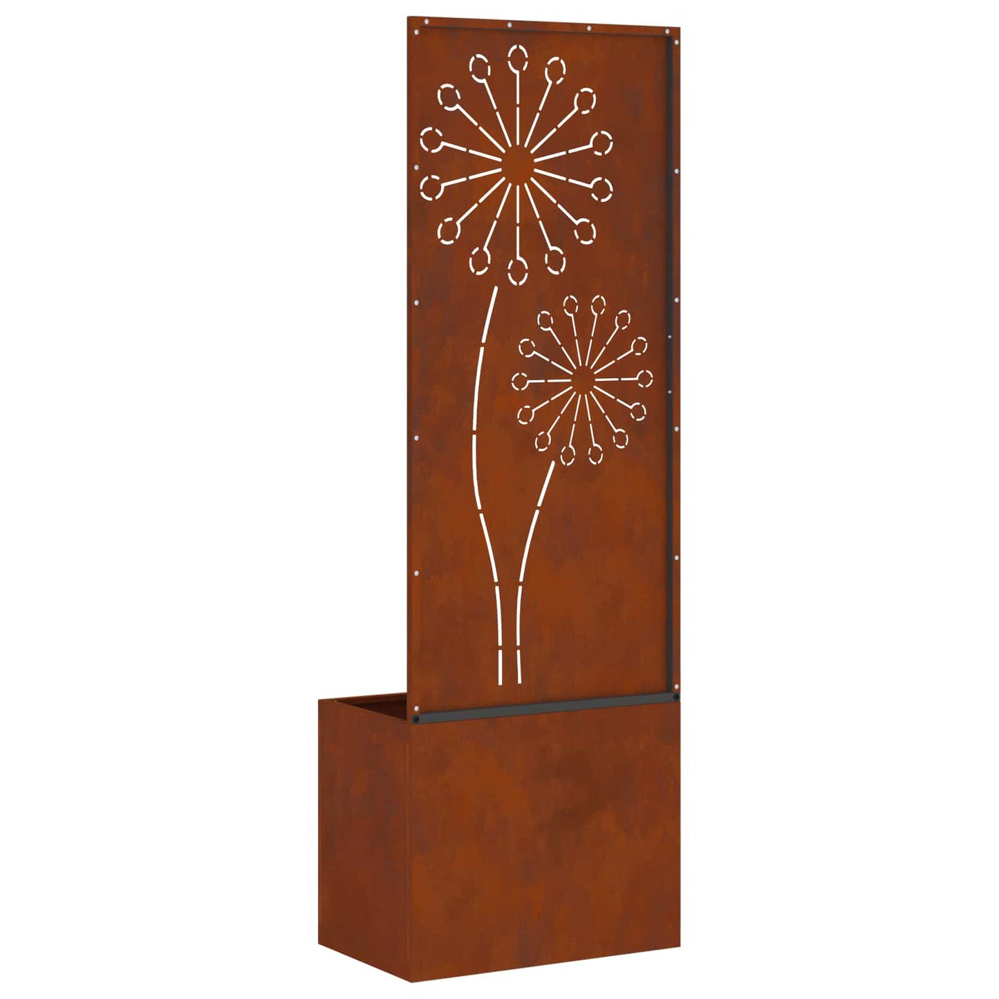 Garden Privacy Screen Rusty 50 x 32 x 150 cm Weathering steel