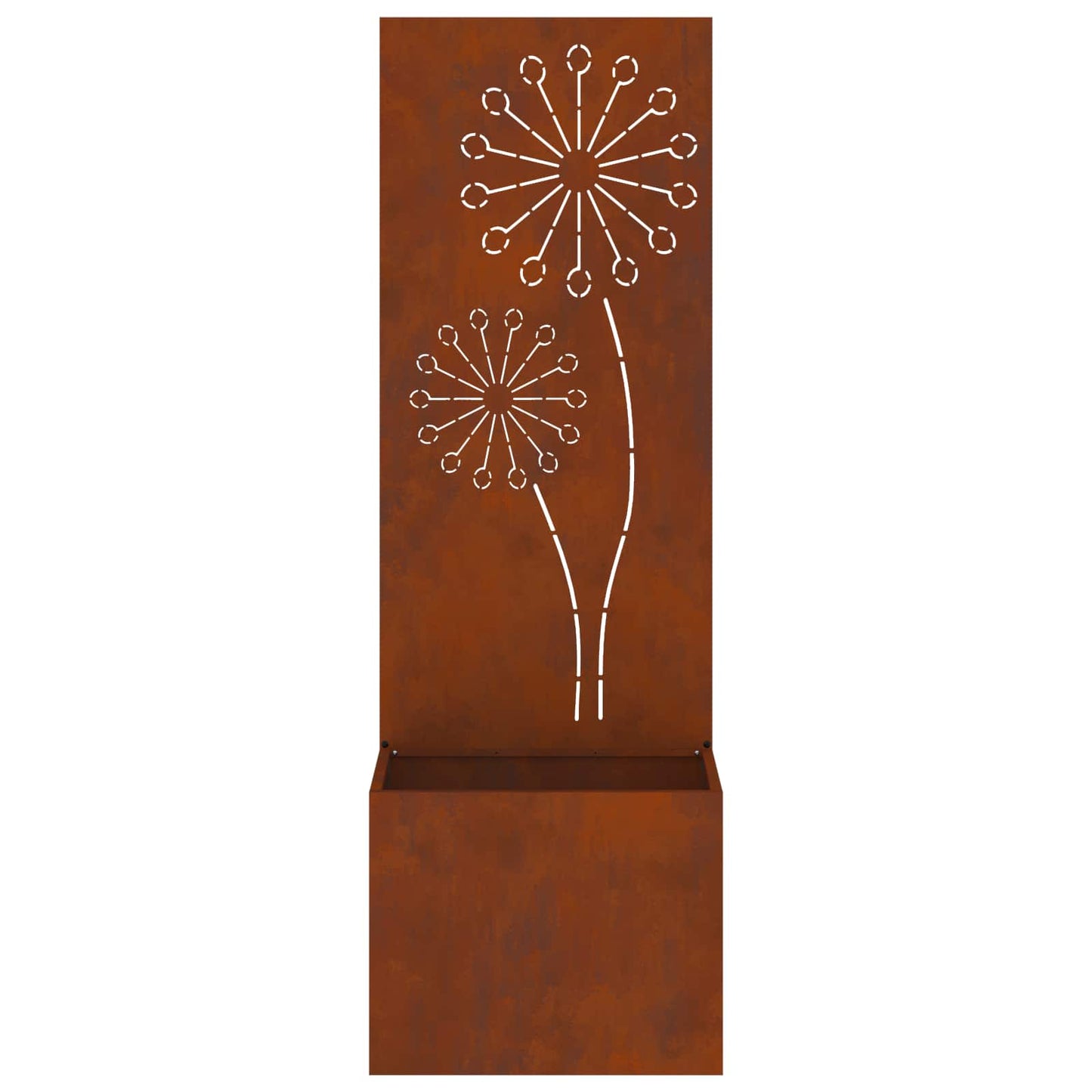Garden Privacy Screen Rusty 50 x 32 x 150 cm Weathering steel