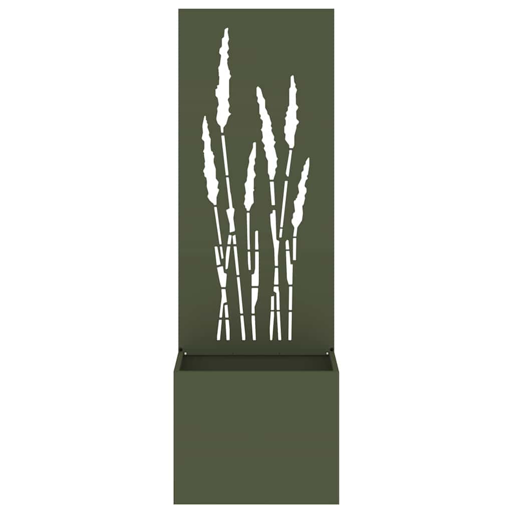 Garden Privacy Screen Olive green 50 x 150 cm Cold-rolled steel