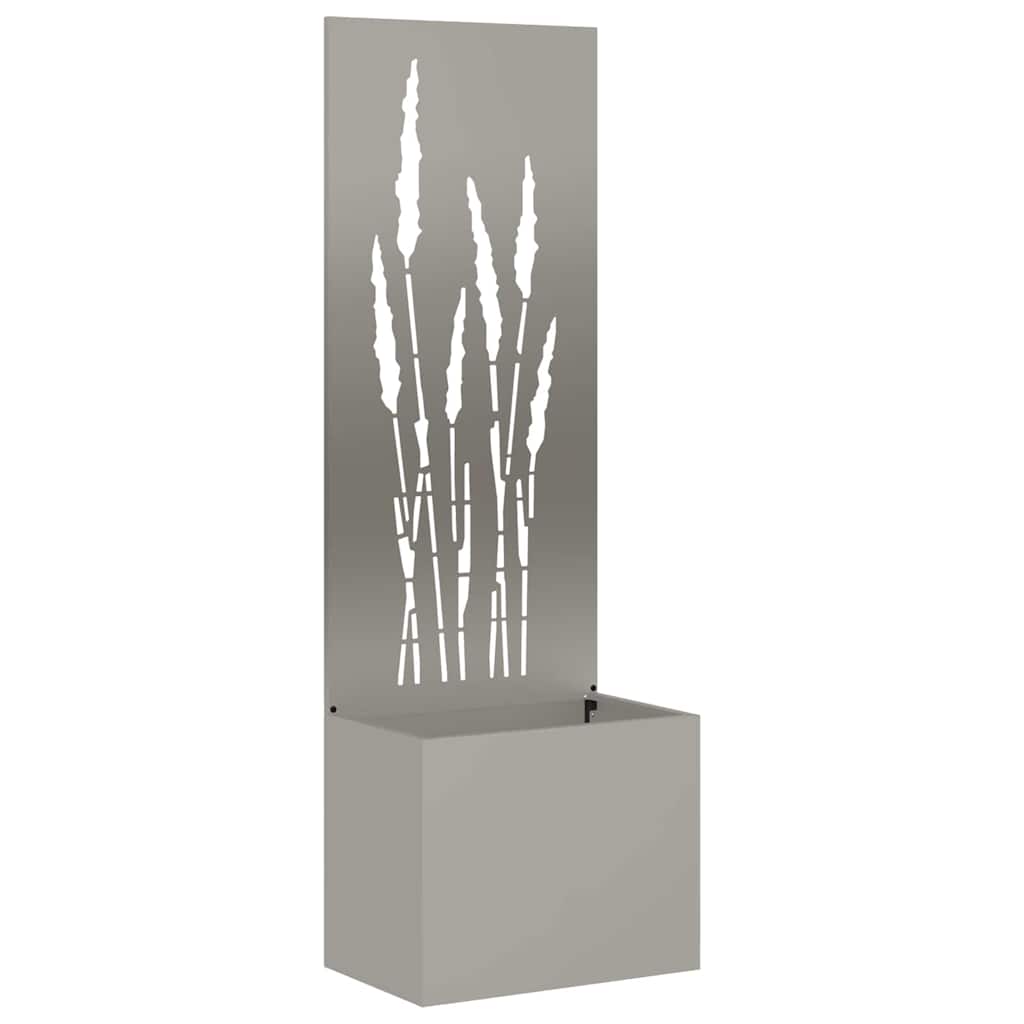 Garden Privacy Screen Rusty 50 x 32 x 150 cm Weathering steel