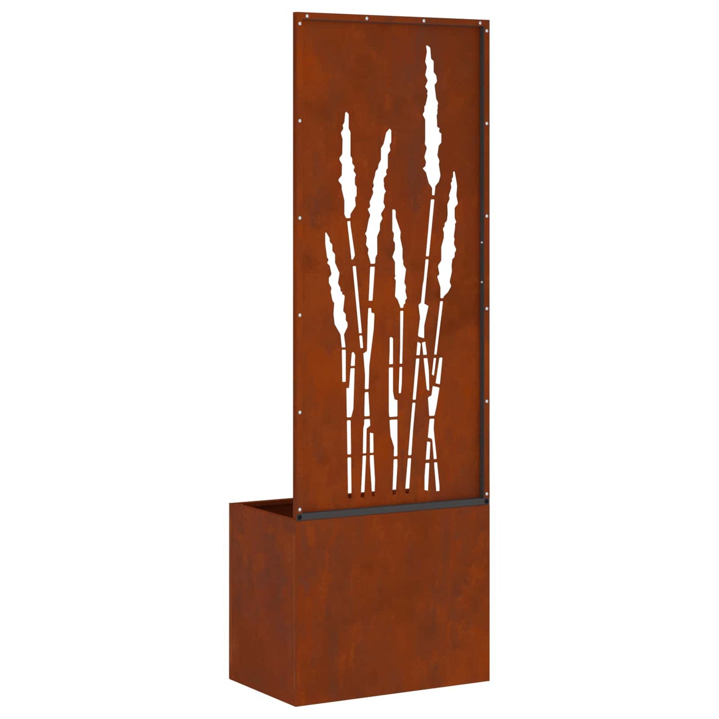 Garden Privacy Screen Rusty 50 x 32 x 150 cm Weathering steel