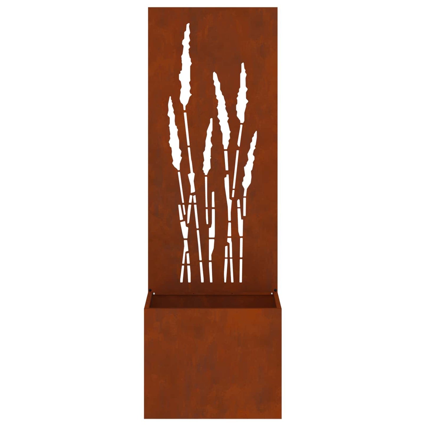 Garden Privacy Screen Rusty 50 x 32 x 150 cm Weathering steel