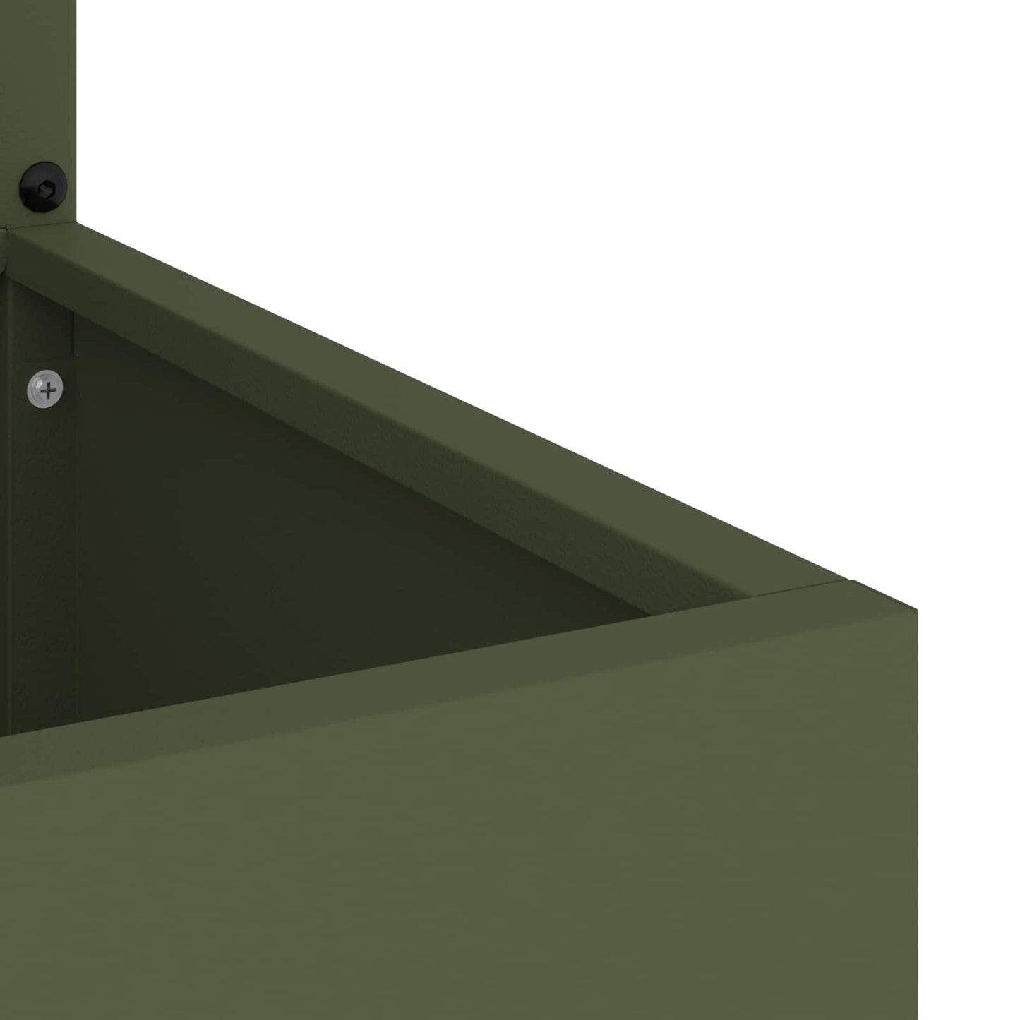 Garden Privacy Screen Olive green 50 x 150 cm Cold-rolled steel