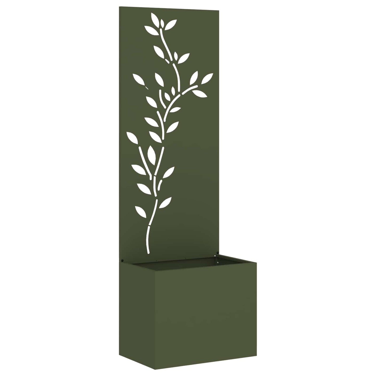 Garden Privacy Screen Olive green 50 x 150 cm Cold-rolled steel