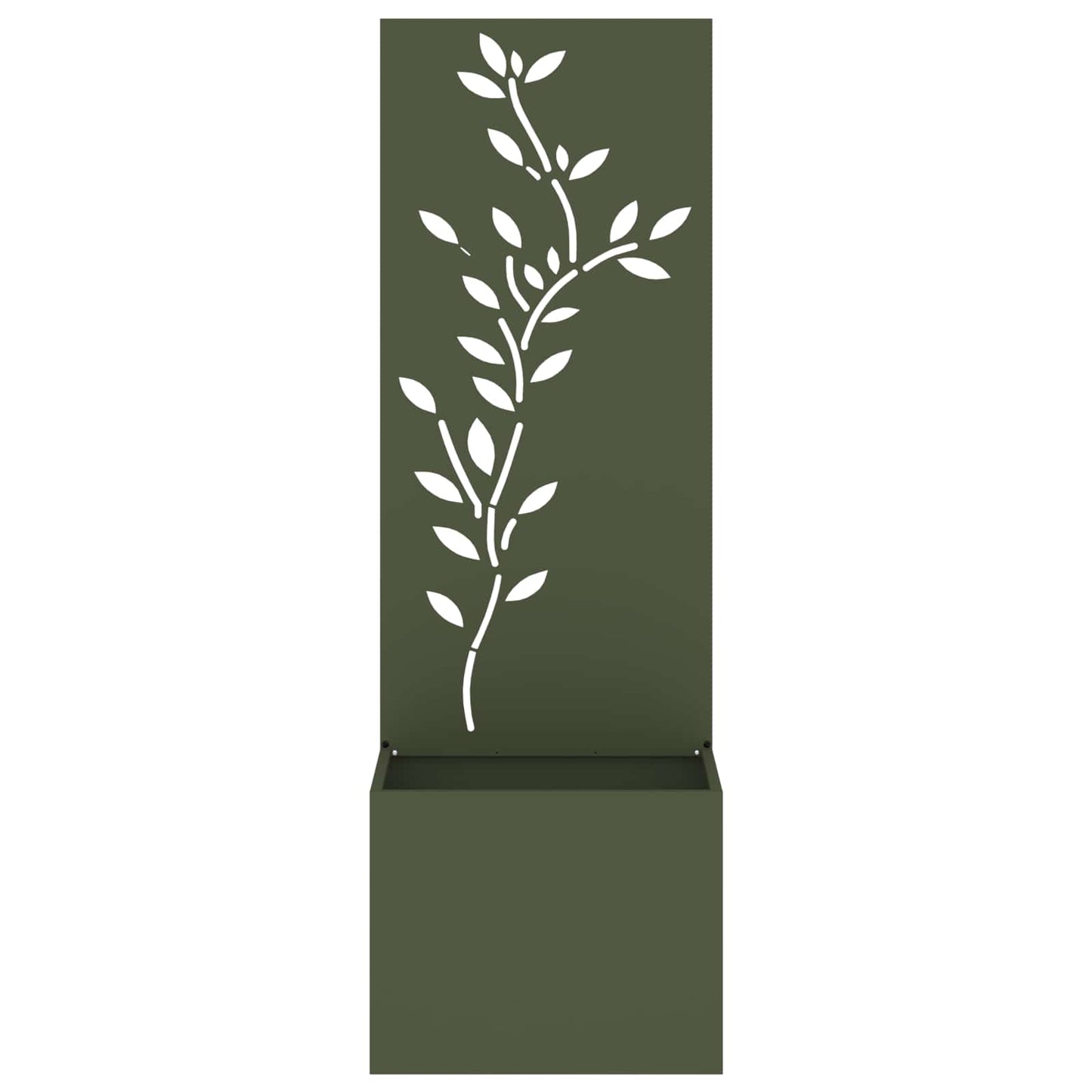 Garden Privacy Screen Olive green 50 x 150 cm Cold-rolled steel