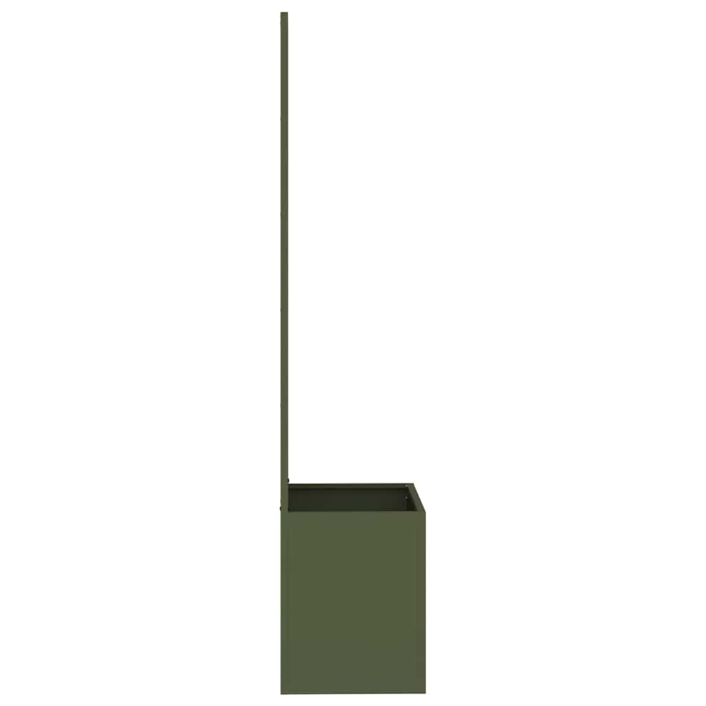 Garden Privacy Screen Olive green 50 x 150 cm Cold-rolled steel