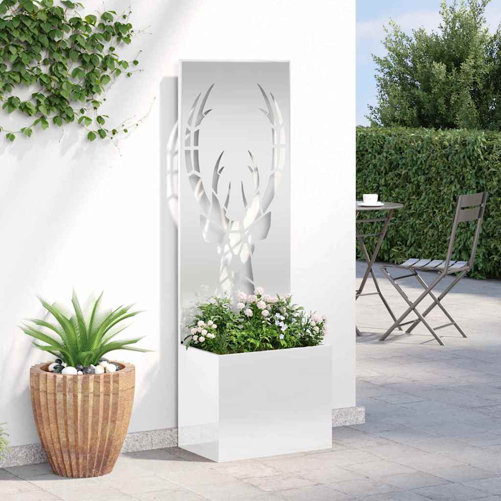 Garden Privacy Screen Silver 50 x 150 cm Galvanised steel
