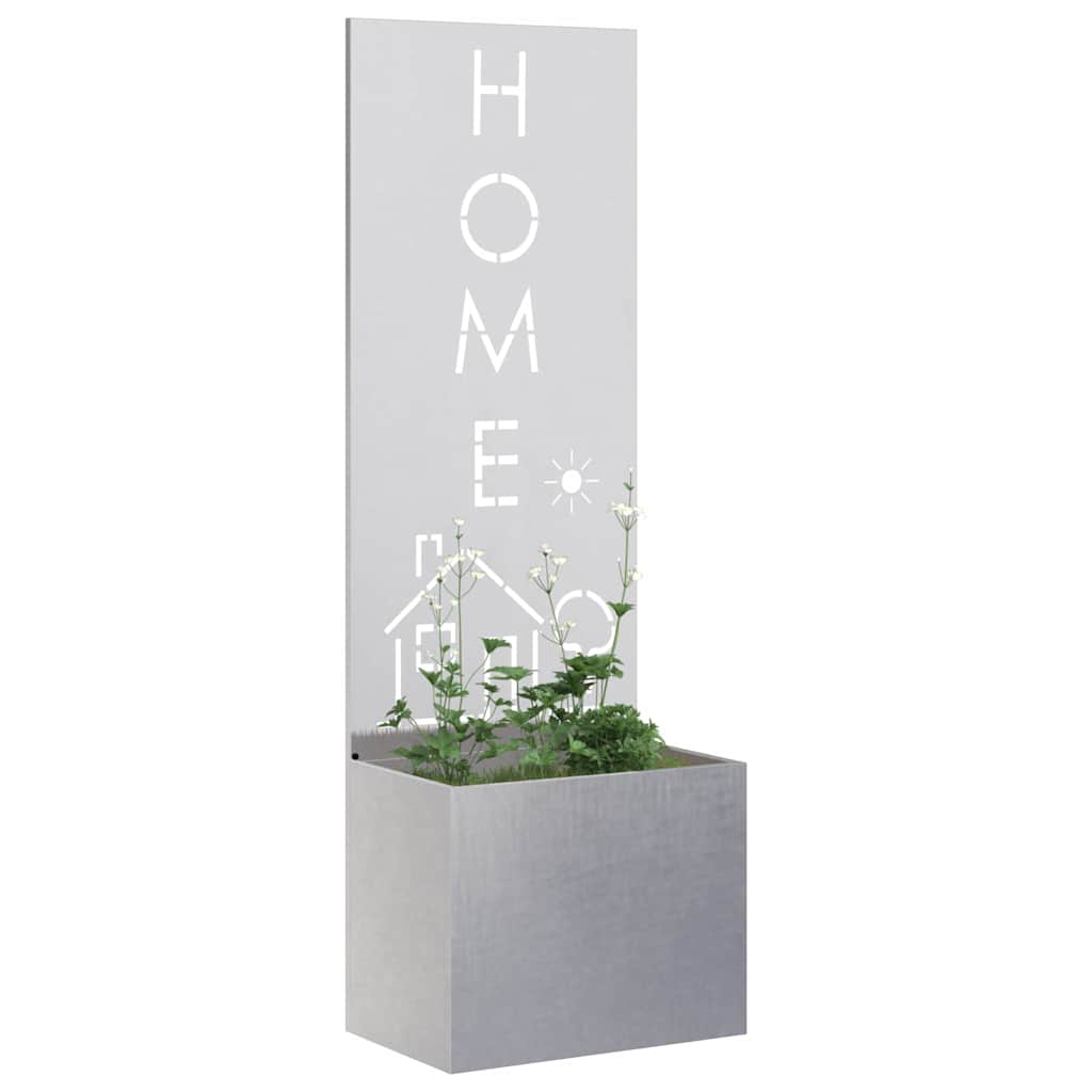 Garden Privacy Screen Sliver 50 x 150 cm Stainless steel