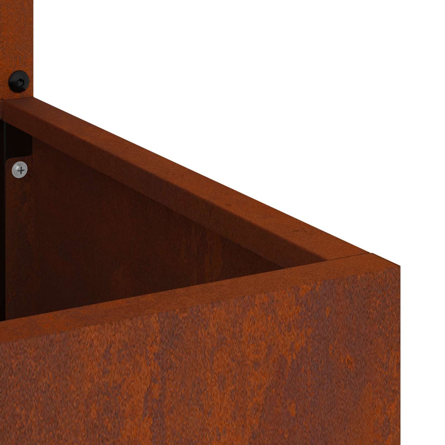 Garden Privacy Screen Rusty 50 x 150 cm Weathering steel