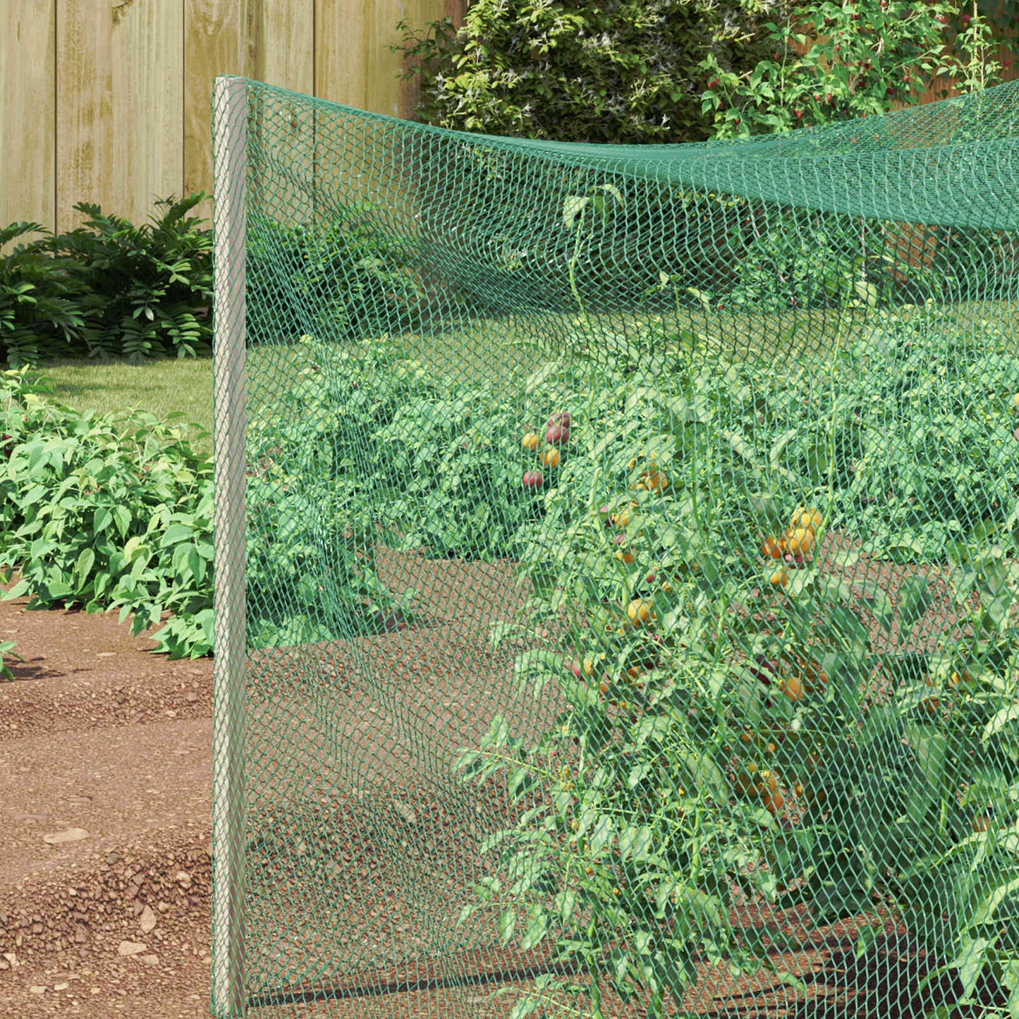 Bird Protection Net Green 2 x 25 m Polyethylene