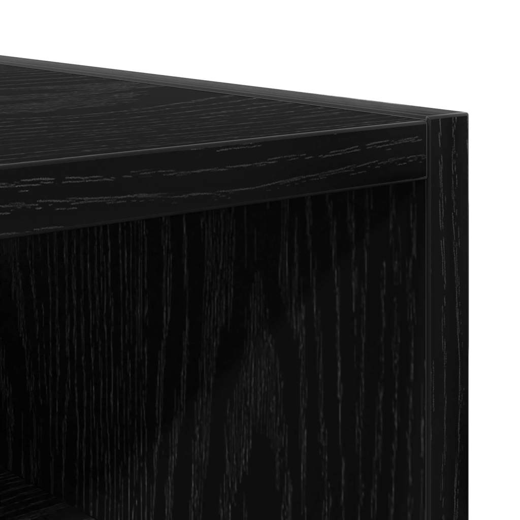 Hanging Cabinet Black oak 20 x 29.5 x 60 cm Engineered Wood