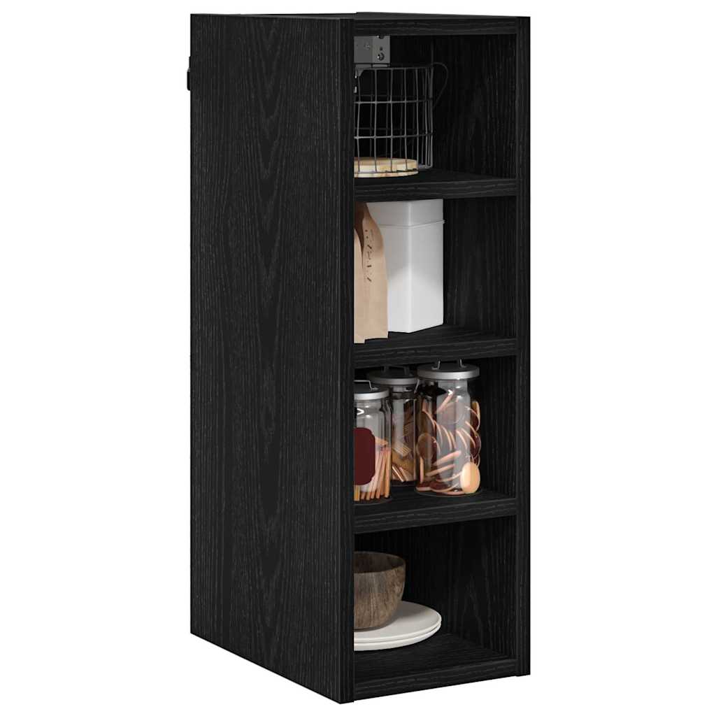Hanging Cabinet Black oak 20 x 29.5 x 60 cm Engineered Wood