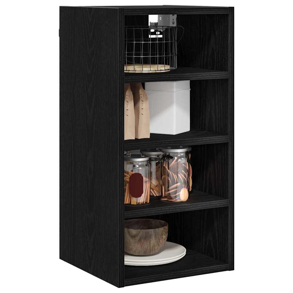 Hanging Cabinet Black oak 30 x 29.5 x 60 cm Engineered Wood