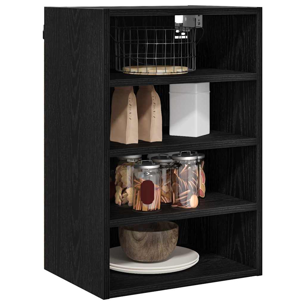Hanging Cabinet Black oak 40 x 29.5 x 60 cm Engineered Wood