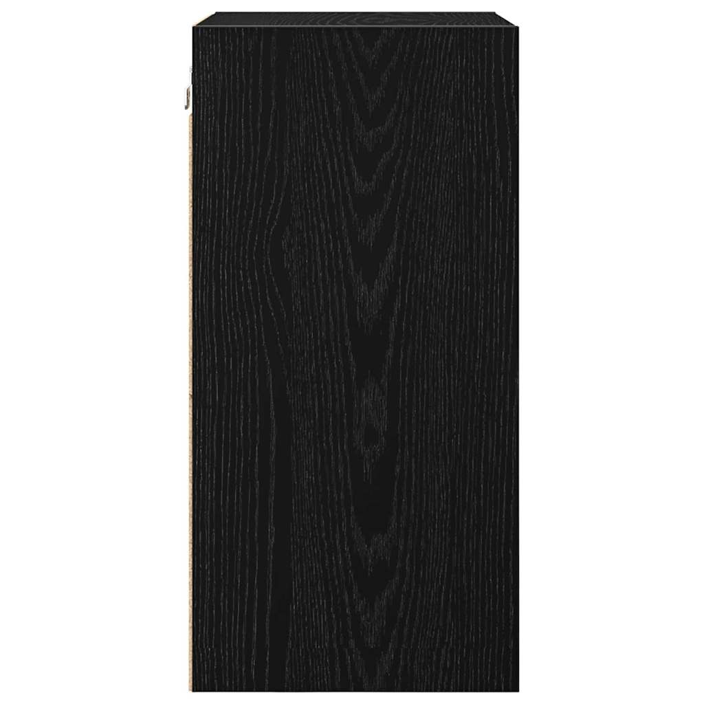 Hanging Cabinet Black oak 40 x 29.5 x 60 cm Engineered Wood