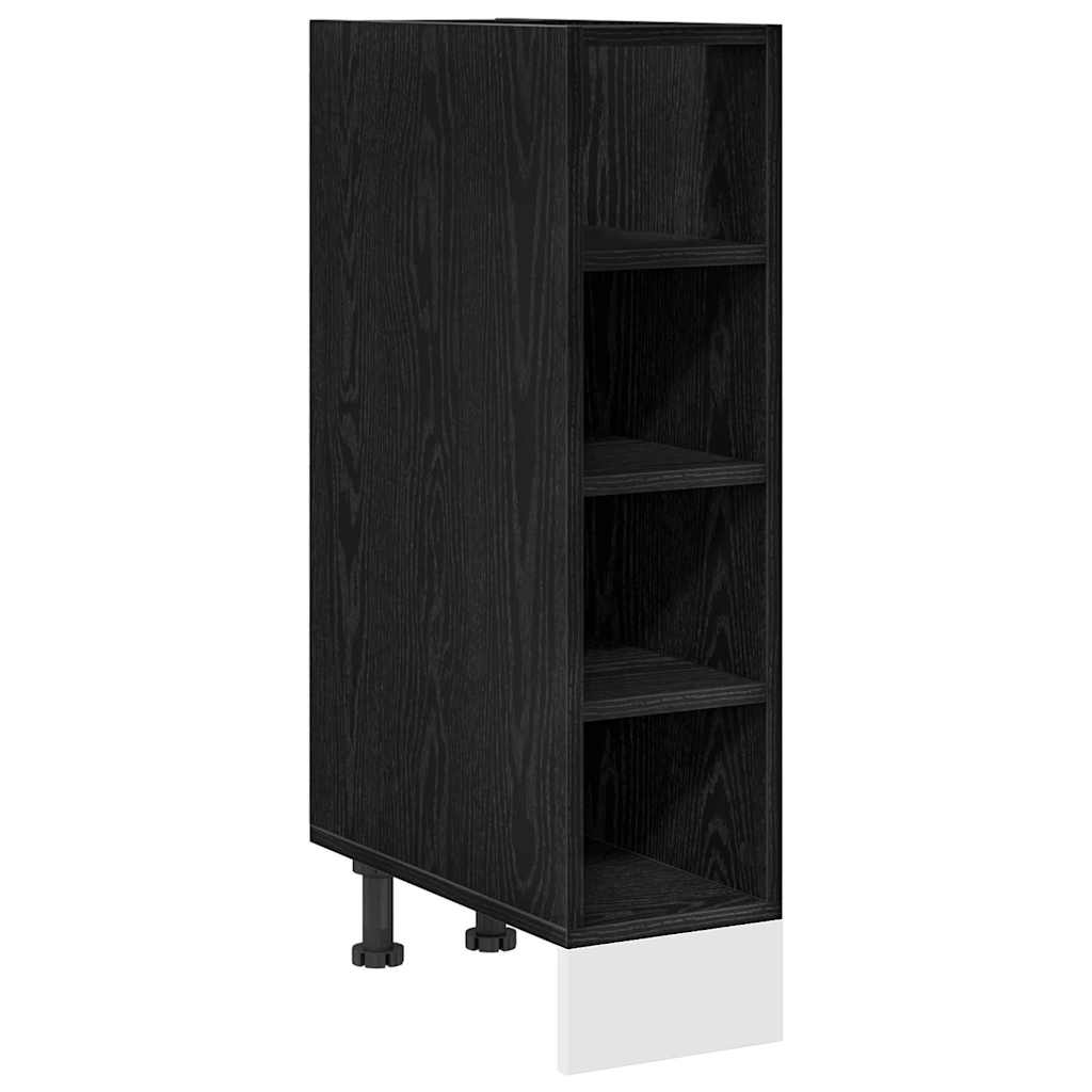 Kitchen Base Cabinet Black oak 20 x 44.5 x 81.5 cm