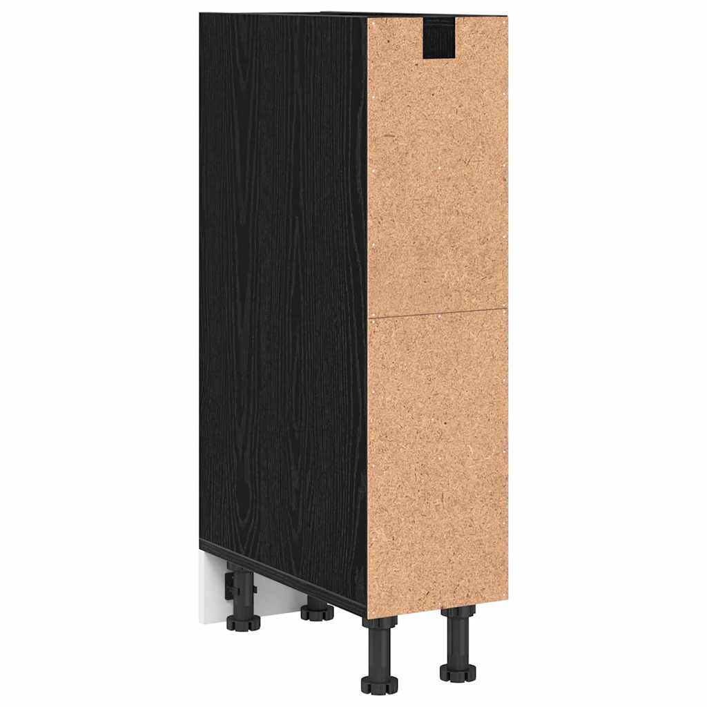 Kitchen Base Cabinet Black oak 20 x 44.5 x 81.5 cm