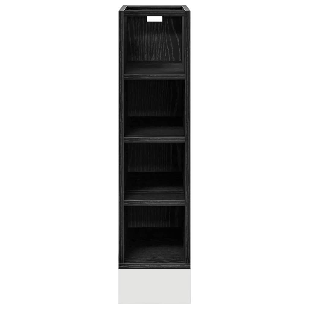 Kitchen Base Cabinet Black oak 20 x 44.5 x 81.5 cm